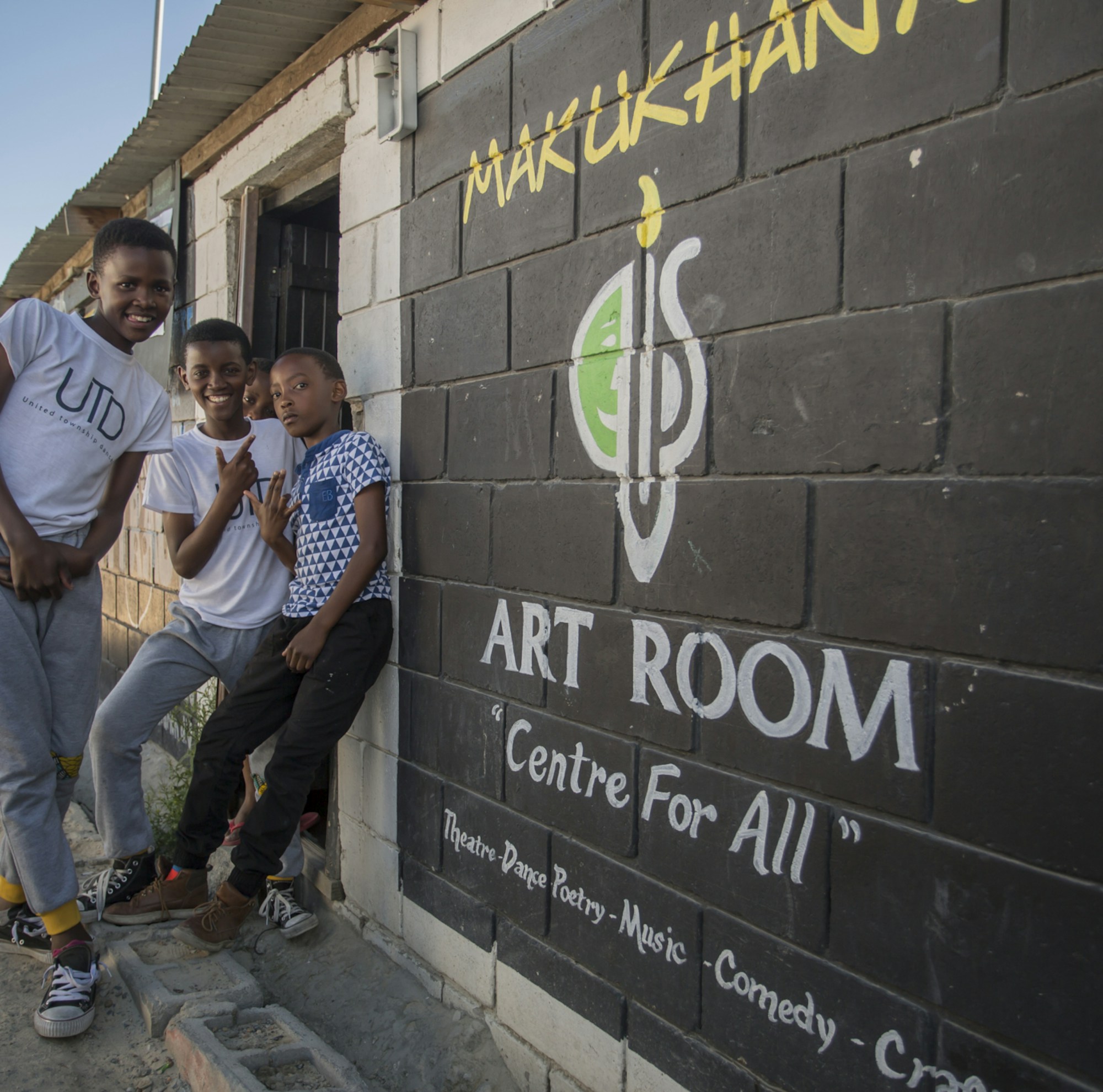 Children at Makukhanye Art Room in Khayelitsha