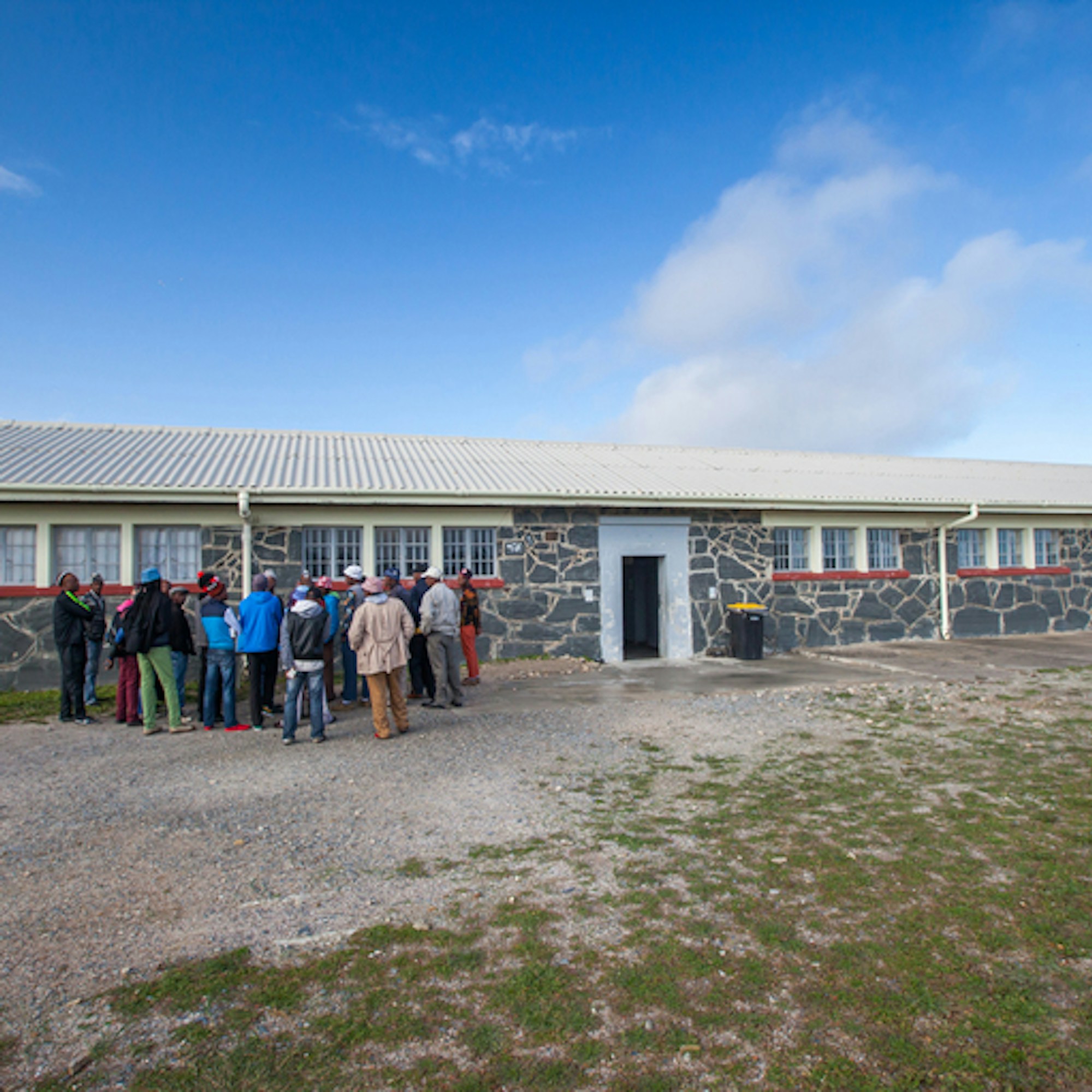 People at Robben Island Museum People at Robben Island Museum